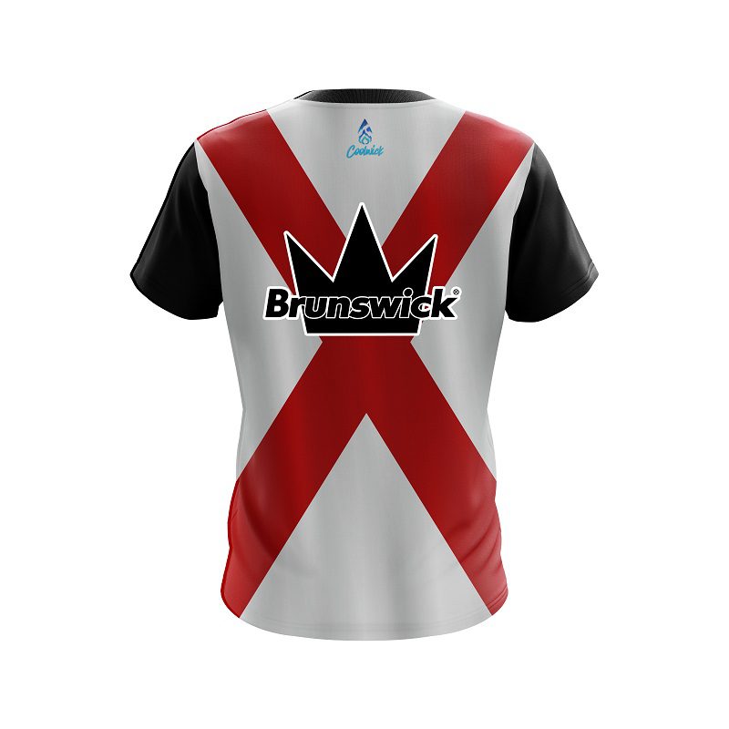 Brunswick Alabama Flag CoolWick Bowling Jersey - Image 2