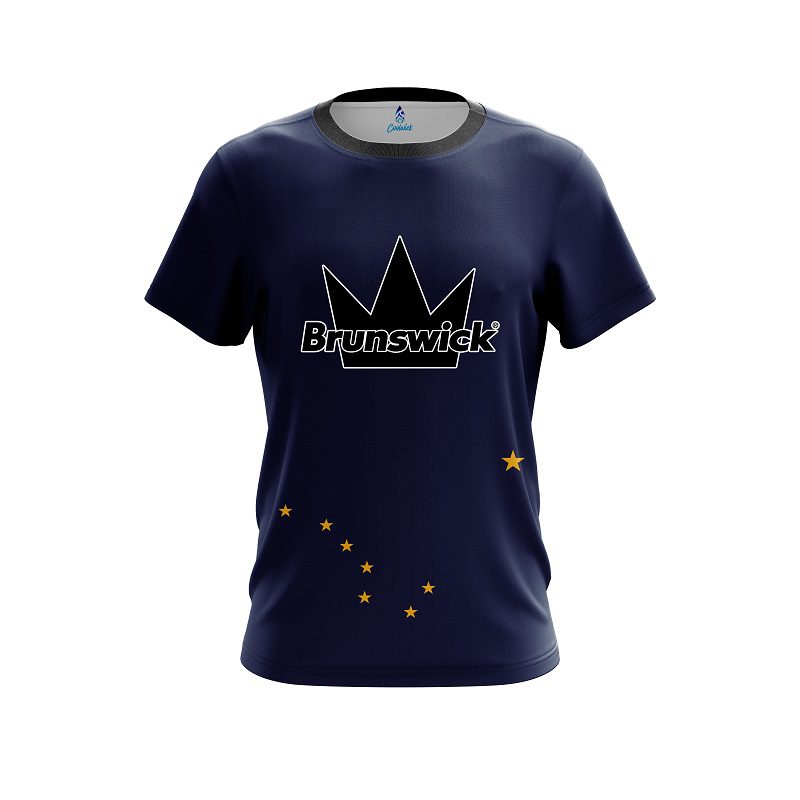 Brunswick Alaska Flag CoolWick Bowling Jersey