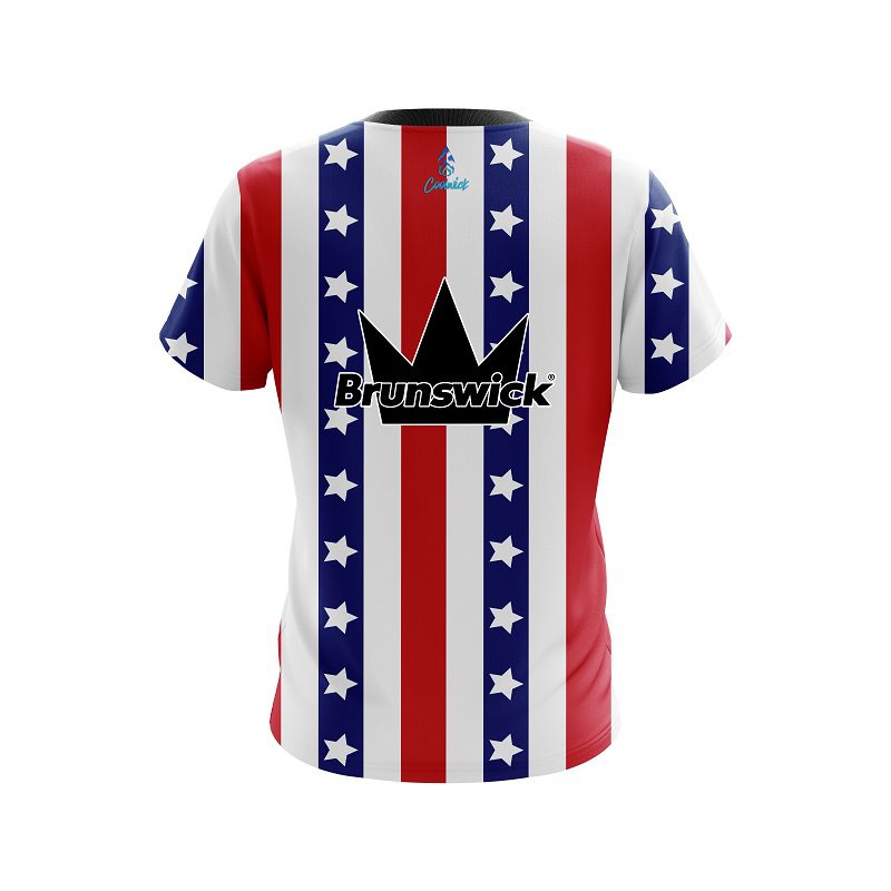 Brunswick Patriot CoolWick Bowling Jersey - Image 2