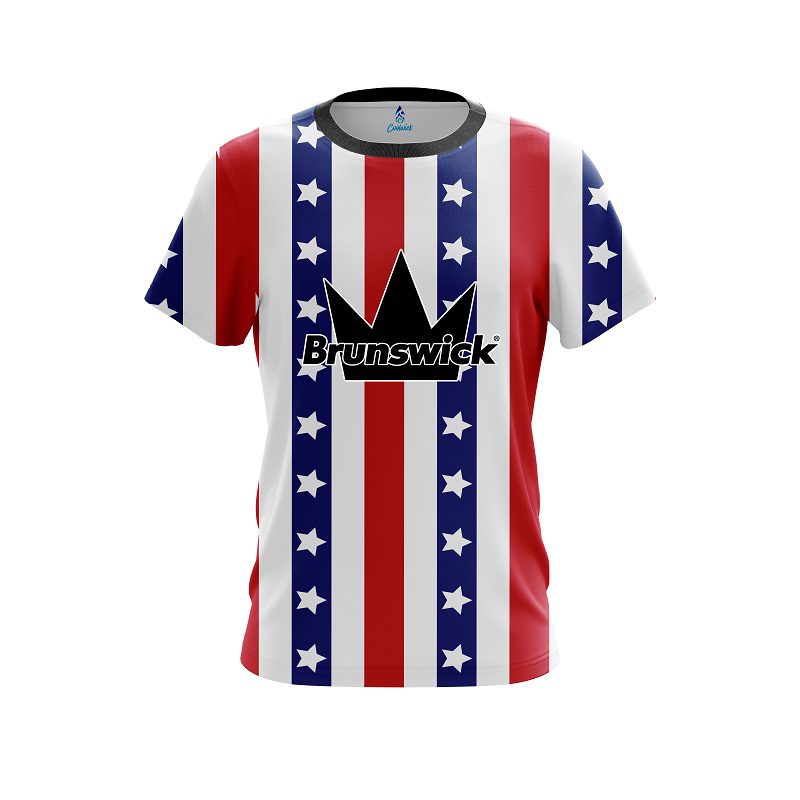 Brunswick Patriot CoolWick Bowling Jersey