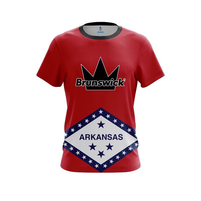 Brunswick Arkansas Flag CoolWick Bowling Jersey