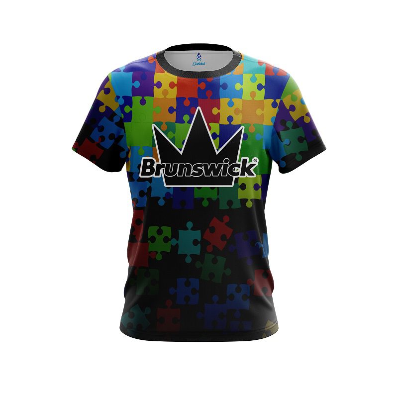 Brunswick Autism Awareness Be Kind CoolWick Bowling Jersey