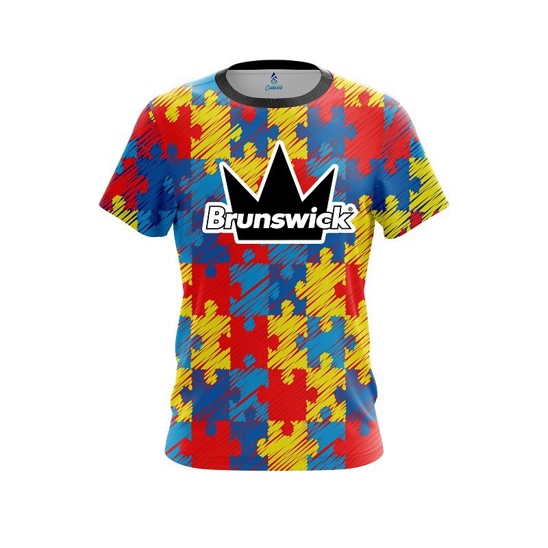 Brunswick Autism Awareness CoolWick Bowling Jersey