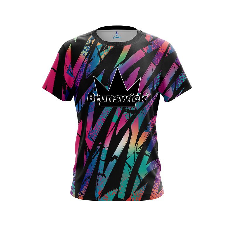 Brunswick Colorful Art CoolWick Bowling Jersey