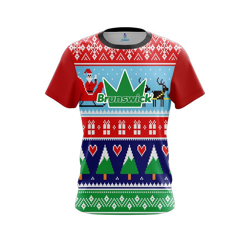 Brunswick  Dirty Santa Red Coolwick Bowling Jersey