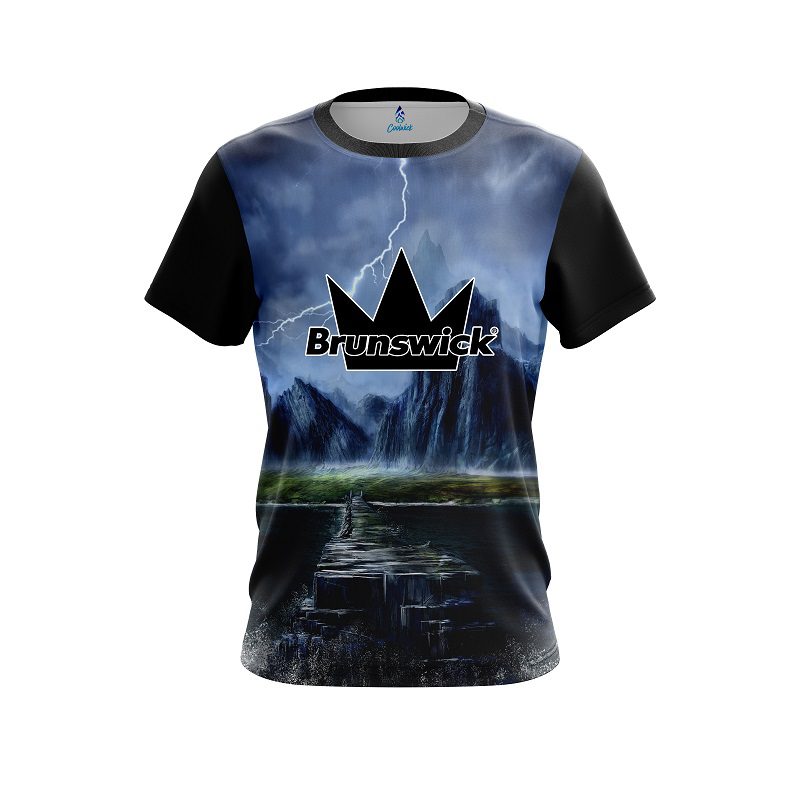 Brunswick Electric Mountain CoolWick Bowling Jersey