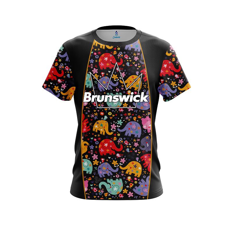 Brunswick Elephant Love CoolWick Bowling Jersey