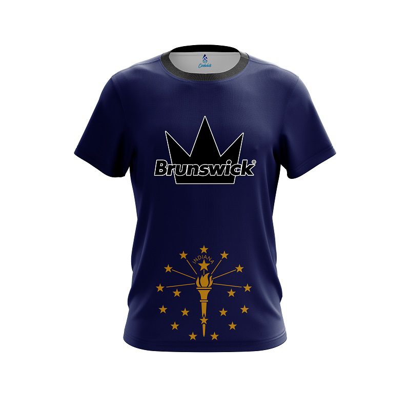 Brunswick Indiana Flag CoolWick Bowling Jersey