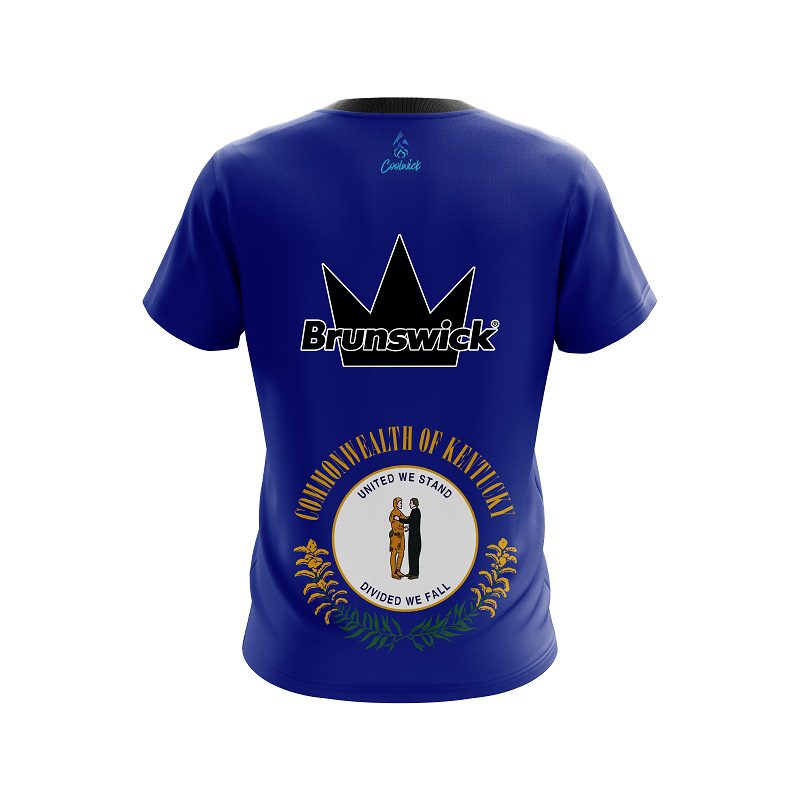 Brunswick Kentucky Flag CoolWick Bowling Jersey - Image 2