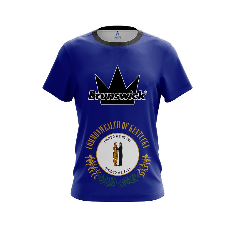 Brunswick Kentucky  Flag CoolWick Bowling Jersey