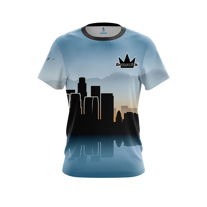 Brunswick Los Angeles Skyline CoolWick Bowling Jersey