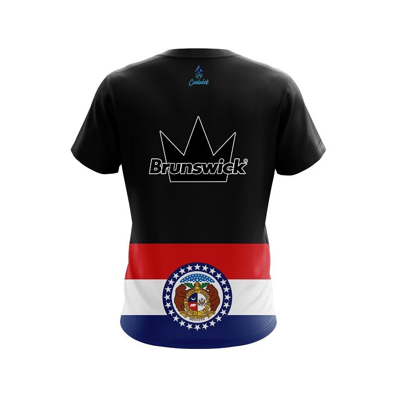 Brunswick Missouri Flag CoolWick Bowling Jersey - Image 2