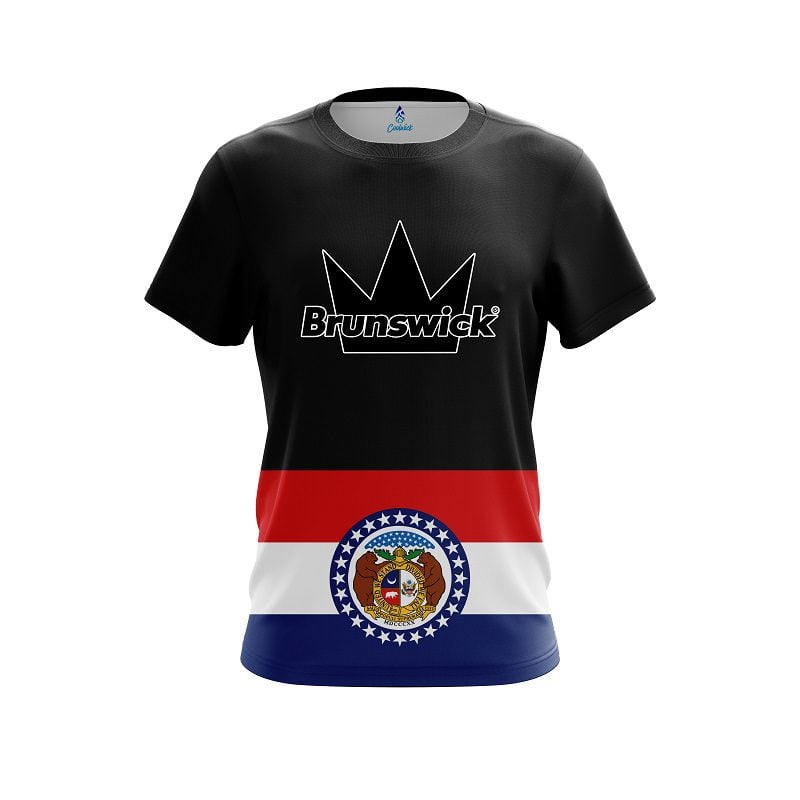 Brunswick Missouri Flag CoolWick Bowling Jersey