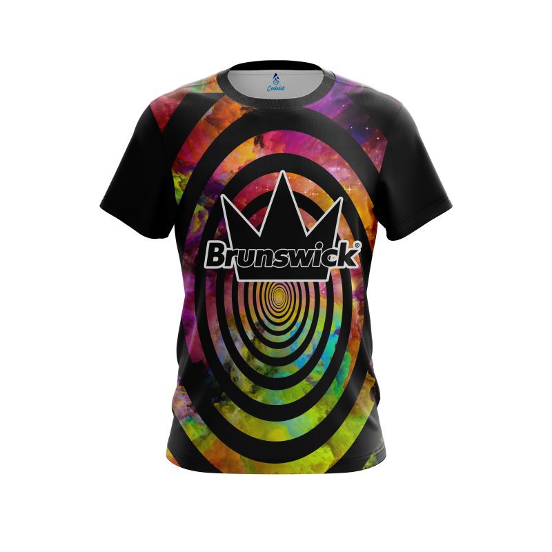 Brunswick Rainbow Swirl CoolWick Bowling Jersey
