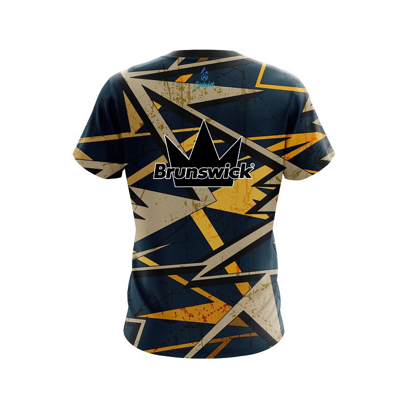 Brunswick Triangular Grafitti CoolWick Bowling Jersey - Image 2