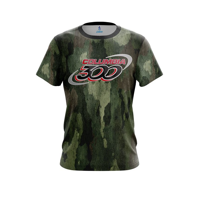 Columbia 300 Camouflage CoolWick Bowling Jersey