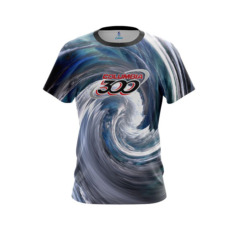 Columbia 300 Cloudy Vortex CoolWick Bowling Jersey