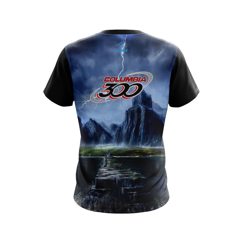 Columbia 300 Electric Mountain CoolWick Bowling Jersey - Image 2
