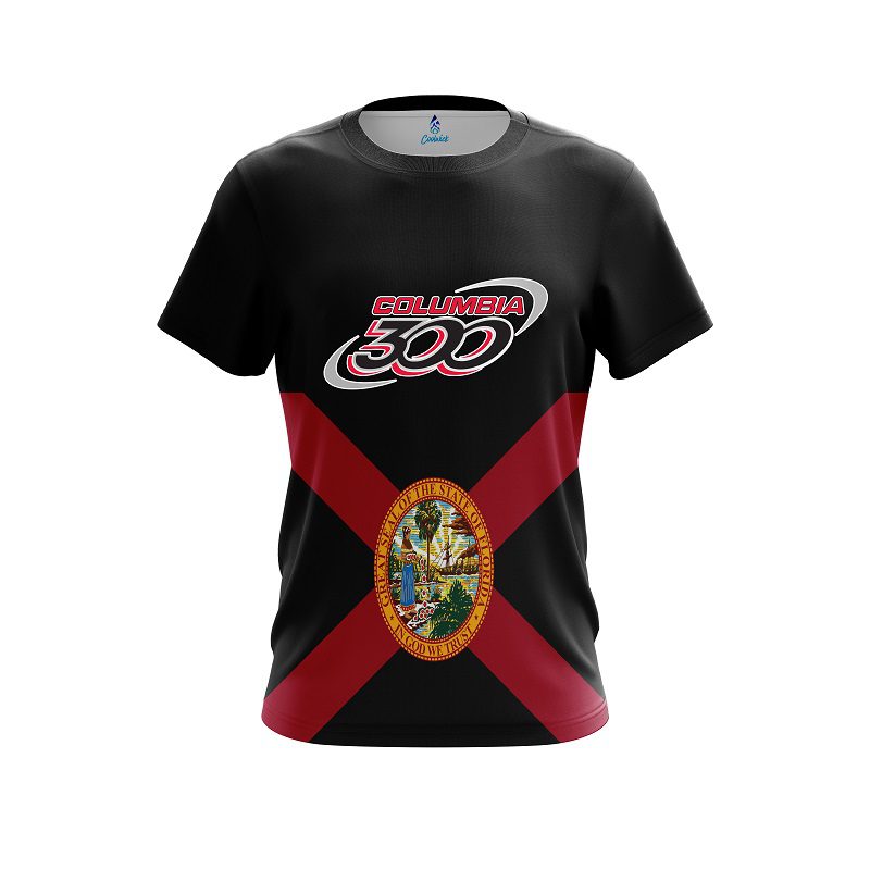 Columbia 300 Florida Flag CoolWick Bowling Jersey