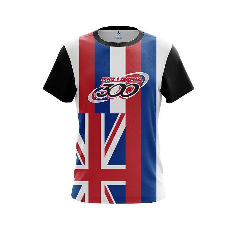 Columbia 300 Hawaii Flag CoolWick Bowling Jersey