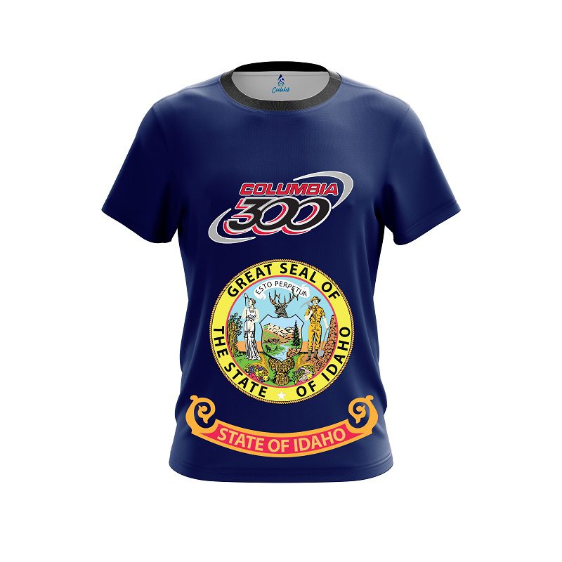 Columbia 300 Idaho Flag CoolWick Bowling Jersey