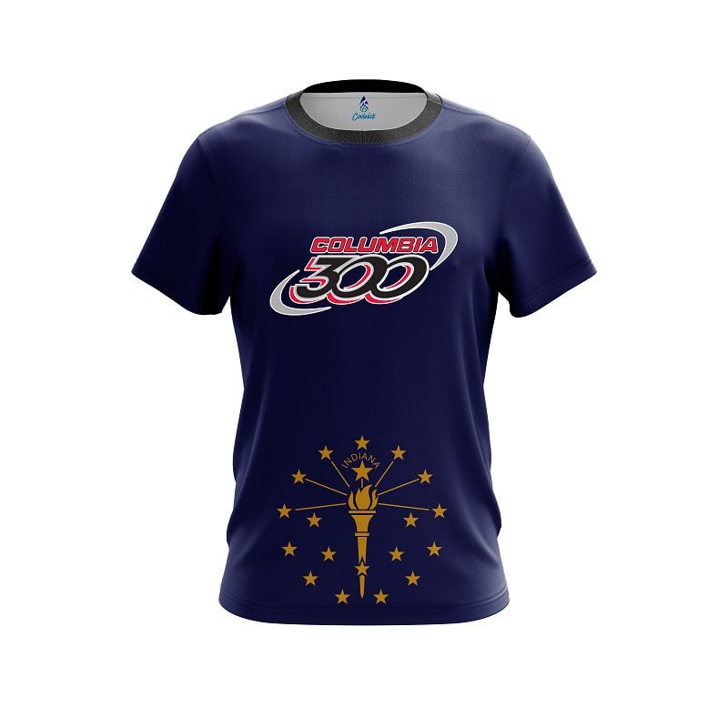 Columbia 300 Indiana Flag CoolWick Bowling Jersey