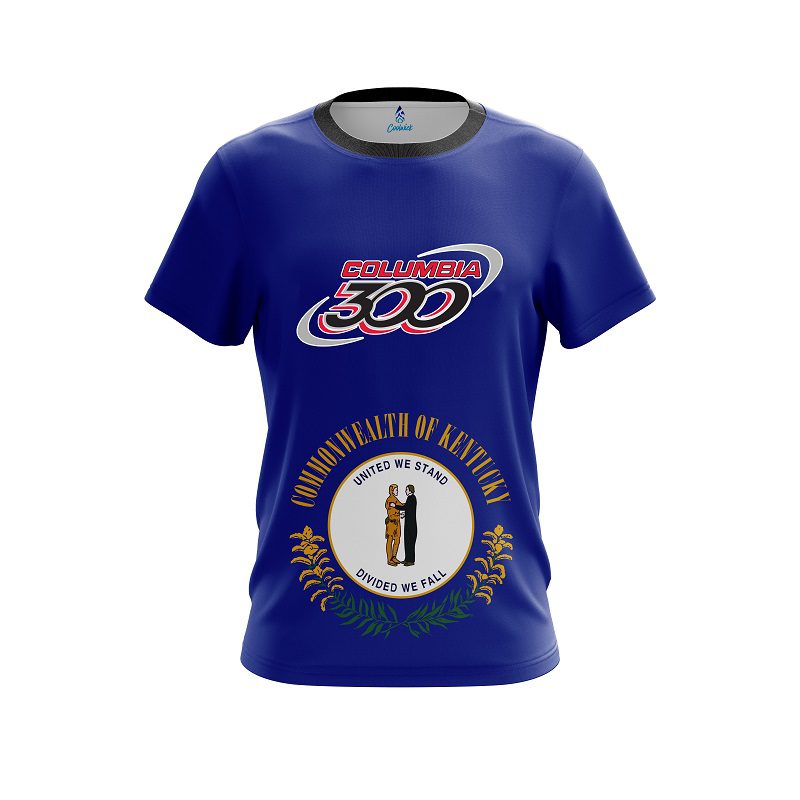 Columbia 300 Kentucky Flag CoolWick Bowling Jersey
