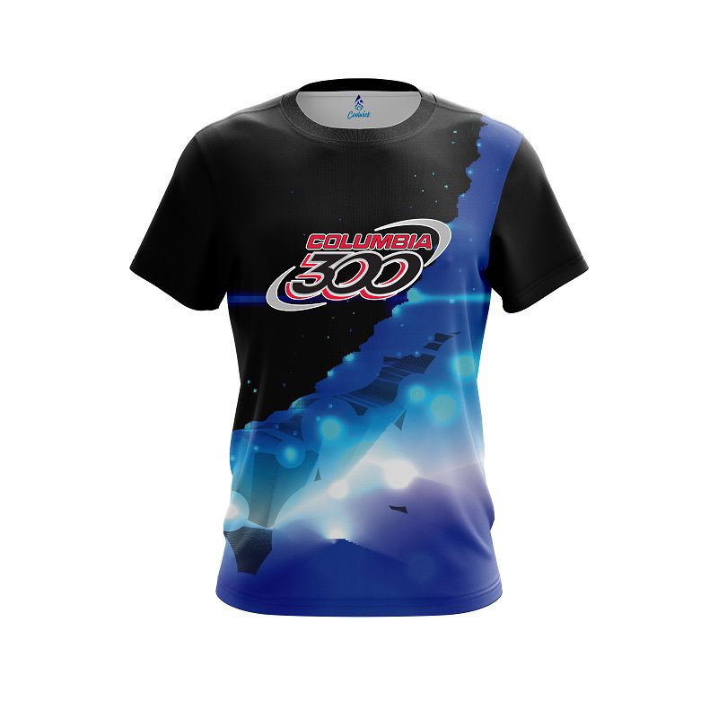 Columbia 300 Space Pixel Mountain  CoolWick Bowling Jersey