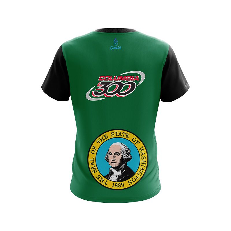 Columbia 300 Washington Flag CoolWick Bowling Jersey - Image 2