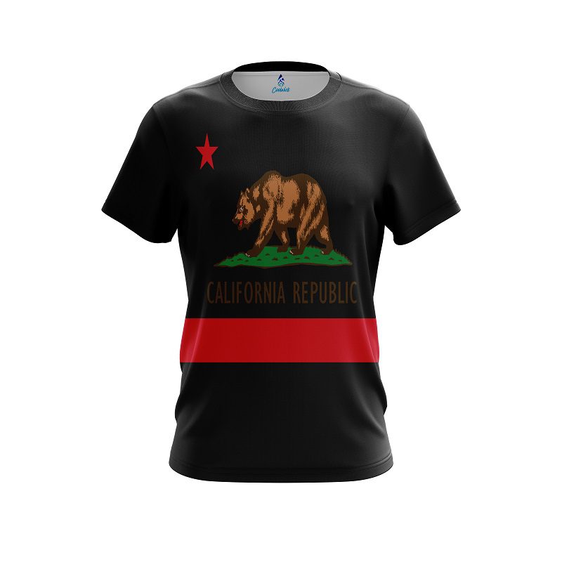 California Republic Flag CoolWick Bowling Jersey
