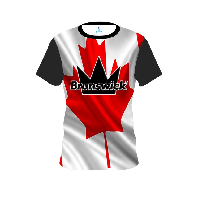 Brunswick Canadian Flag CoolWick Bowling Jersey