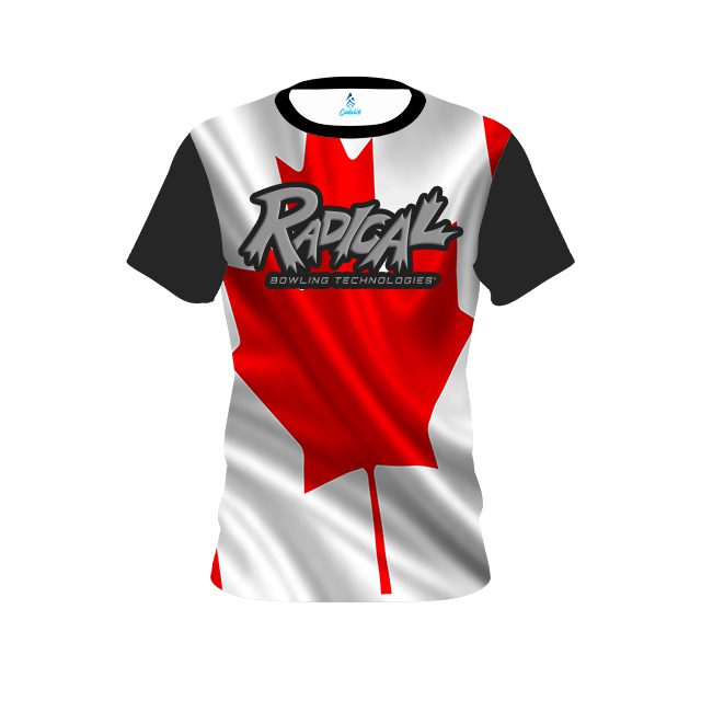 Radical Canadian Flag CoolWick Bowling Jersey