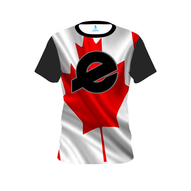 Ebonite Canadian Flag CoolWick Bowling Jersey