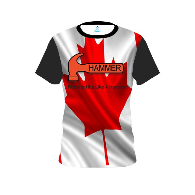 Hammer Canadian Flag CoolWick Bowling Jersey