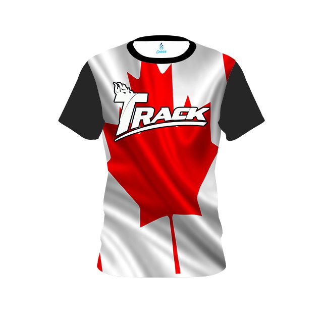 Track Canadian Flag CoolWick Bowling Jersey