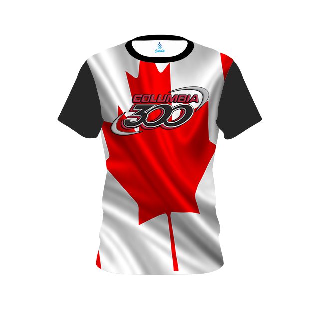 Columbia 300 Canadian Flag CoolWick Bowling Jersey