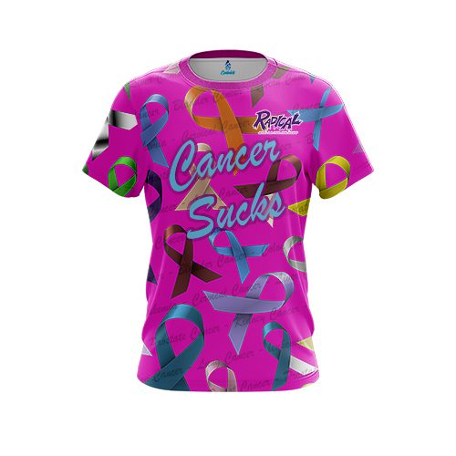 Radical Cancer Sucks CoolWick Bowling Jersey