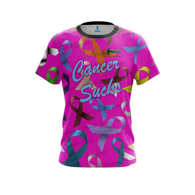 Hammer Cancer Sucks CoolWick Bowling Jersey