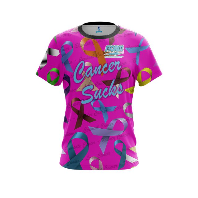 Storm Cancer Sucks CoolWick Bowling Jersey