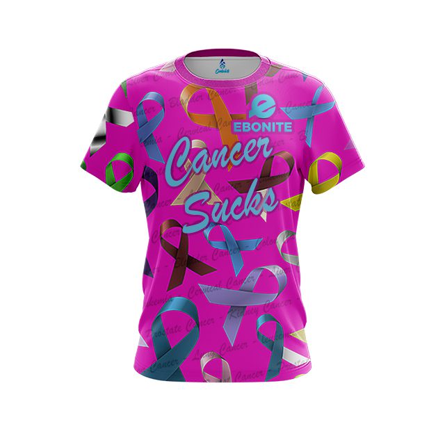 Ebonite Cancer Sucks CoolWick Bowling Jersey