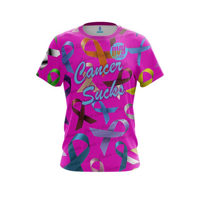 DV8 Cancer Sucks CoolWick Bowling Jersey