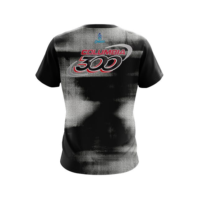 Columbia 300 Canvas Black CoolWick Bowling Jersey - Image 2