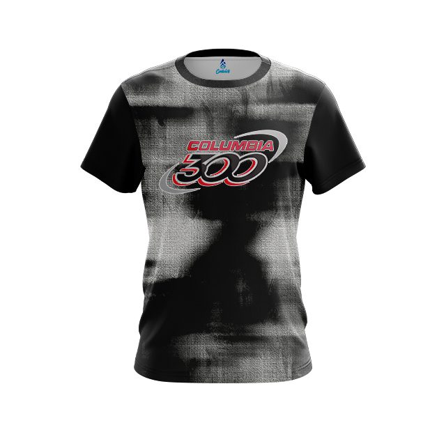 Columbia 300 Canvas Black CoolWick Bowling Jersey