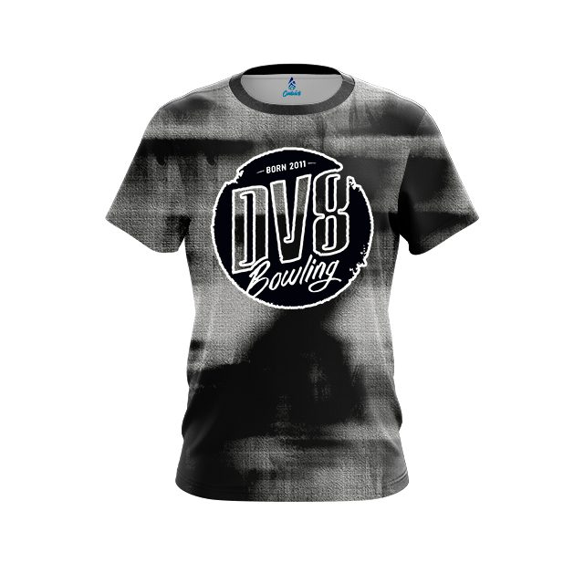DV8 Canvas Black CoolWick Bowling Jersey