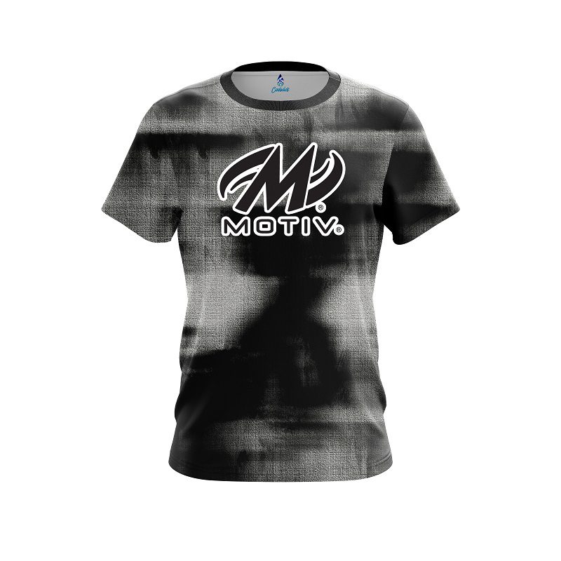 Motiv Canvas Black CoolWick Bowling Jersey