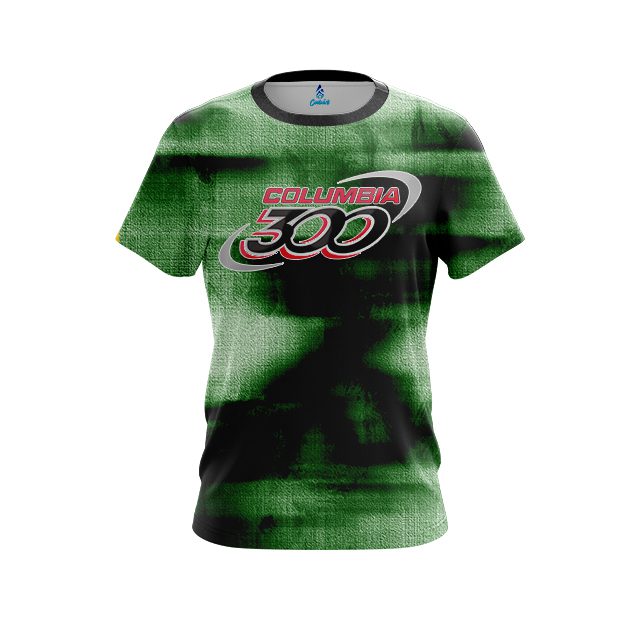 Columbia 300 Canvas Green CoolWick Bowling Jersey