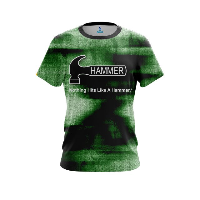 Hammer Canvas Green CoolWick Bowling Jersey