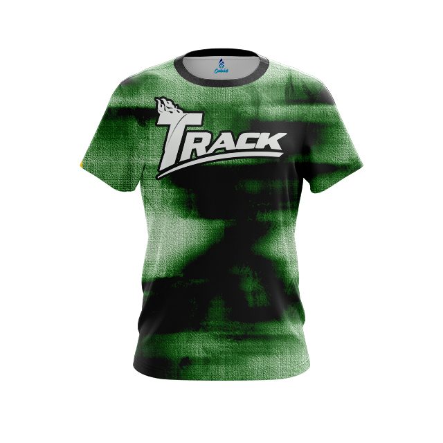 Track Canvas Green CoolWick Bowling Jersey