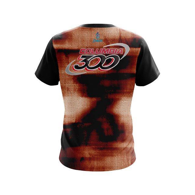 Columbia 300 Canvas Orange CoolWick Bowling Jersey - Image 2