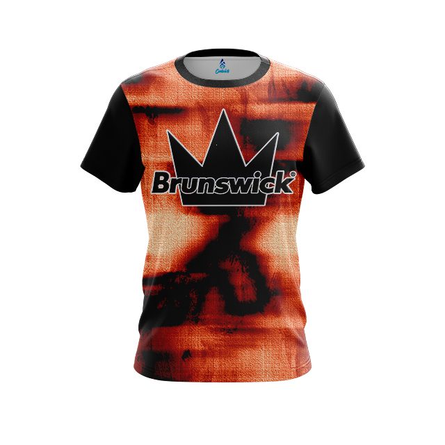 Brunswick Canvas Orange CoolWick Bowling Jersey